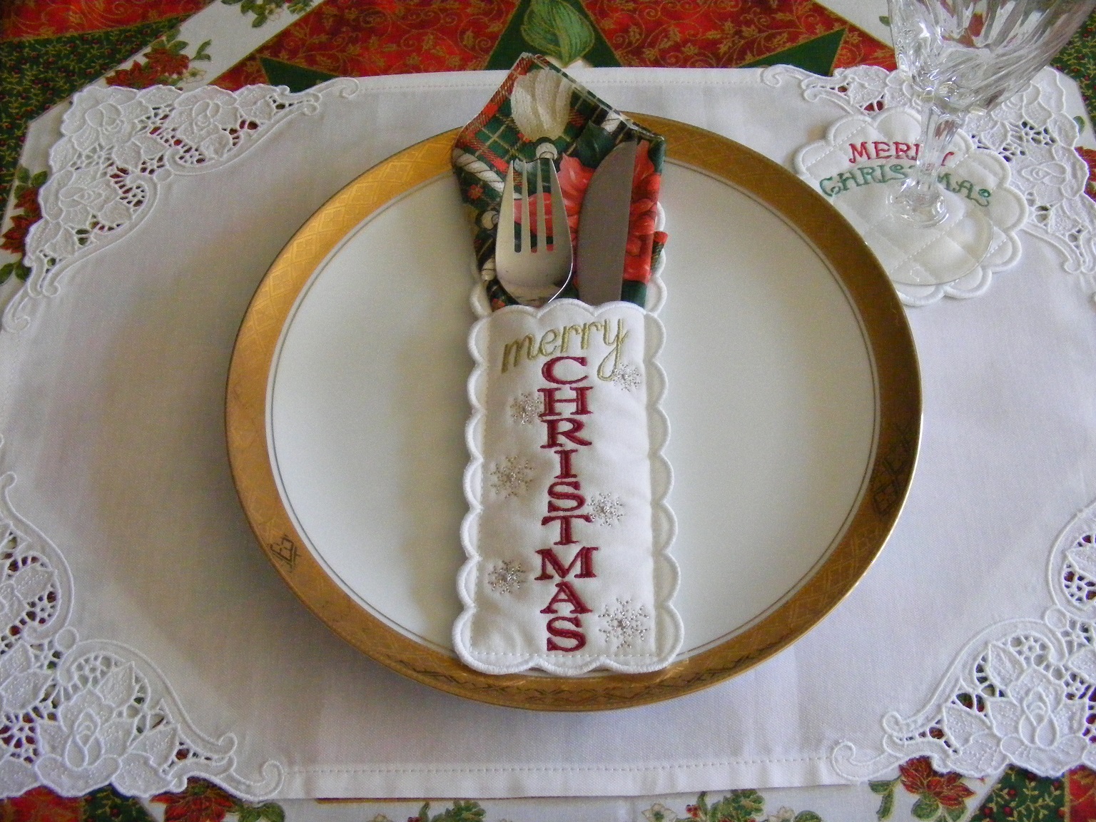 Christmas Cutlery Holders and Designs OregonPatchWorks